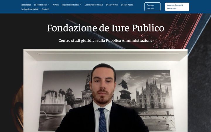 Snímek obrazovky deiurepublico.it