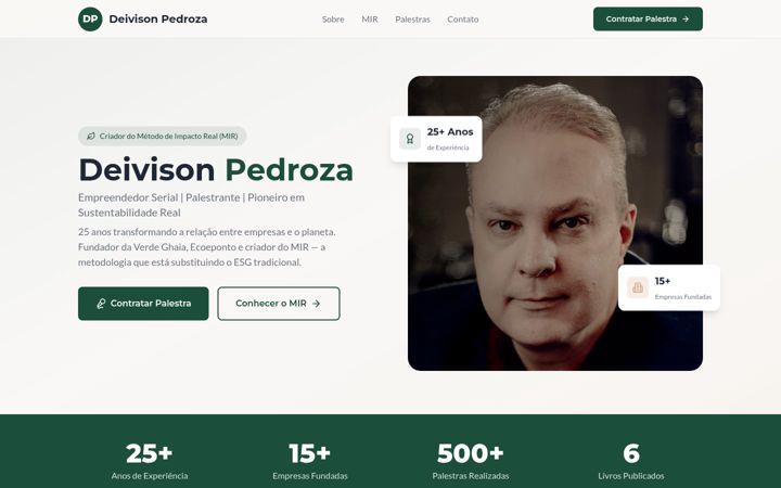 Екранна снимка на deivisonpedroza.com.br