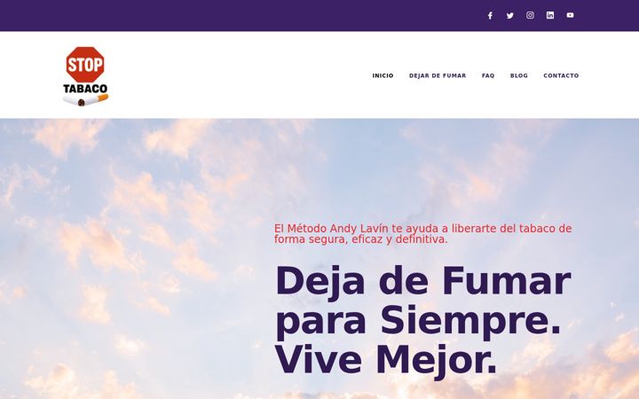 Screenshot van dejareltabaco.es