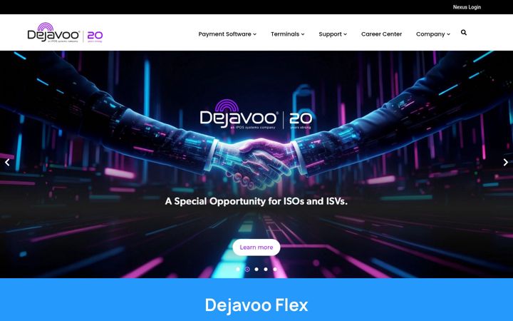 Screenshot of dejavoo.net