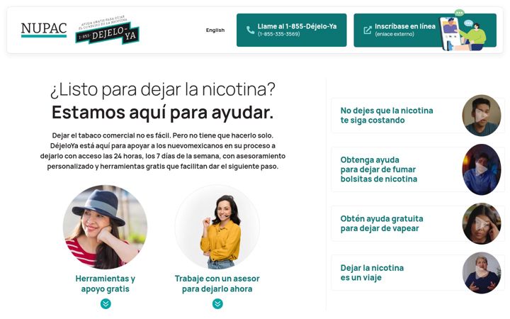 Screenshot of dejeloyanm.org