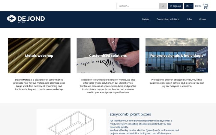 Screenshot of dejond.com