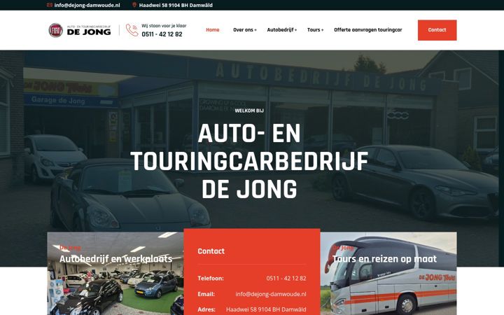Zrzut ekranu dejong-damwoude.nl