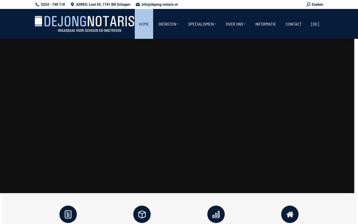 Zrzut ekranu dejong-notaris.nl