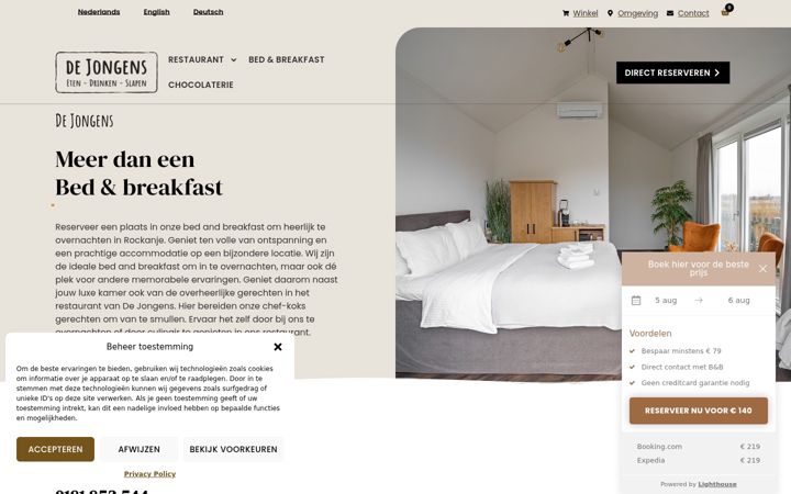 Zrzut ekranu dejongensrockanje.nl