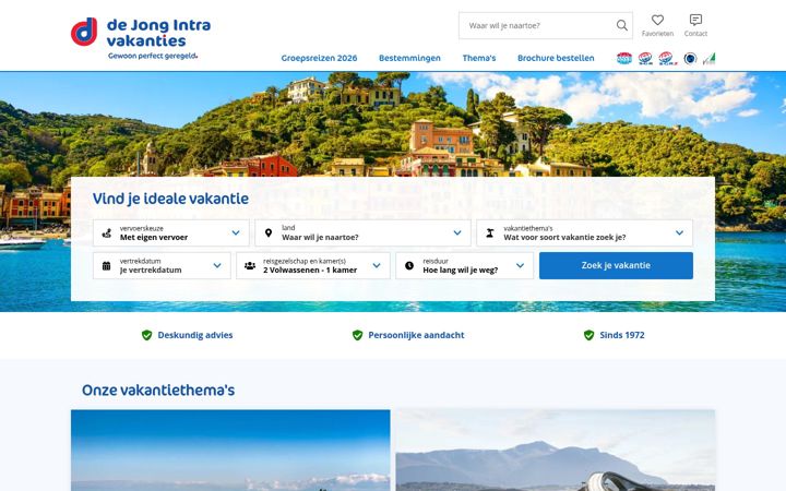 Screenshot of dejongintra.nl