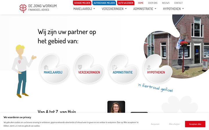 Zrzut ekranu dejongworkumfa.nl