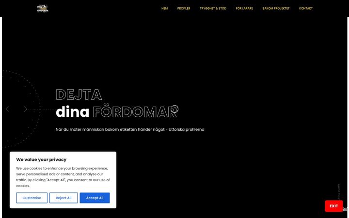 Screenshot di dejtadinafordomar.se