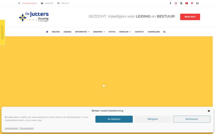 Screenshot ta' dejutters.nl