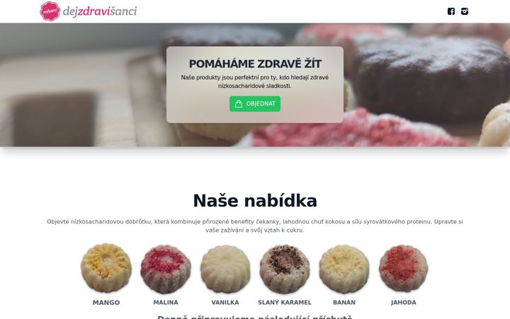 Skärmbild av dejzdravisanci.cz