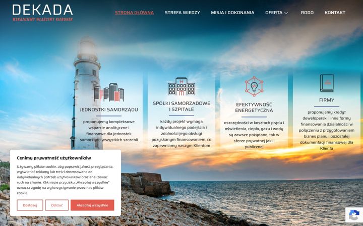 Snímek obrazovky dekada.com.pl