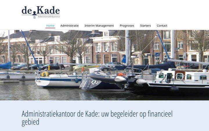 Skærmbillede af dekade-administratie.nl