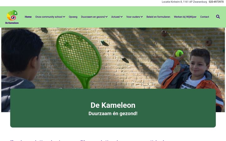 Screenshot stránky dekameleon.nl