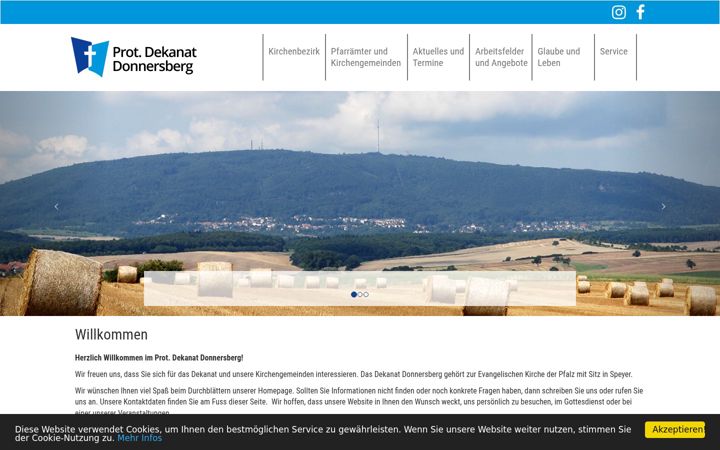Screenshot of dekanat-donnersberg.de