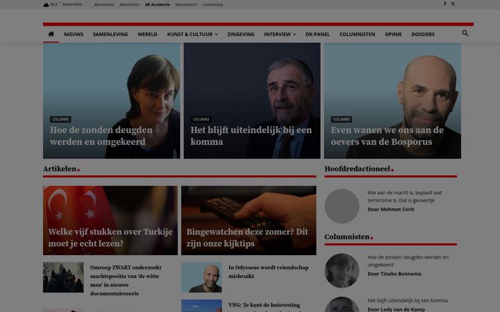 Screenshot stránky dekanttekening.nl