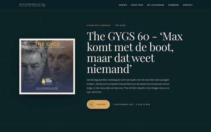 Screenshot stránky dekapiteinenlijn.nl