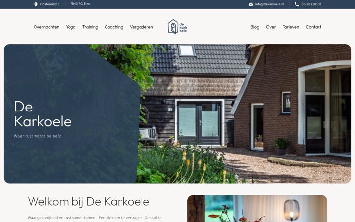 Screenshot stránky dekarkoele.nl