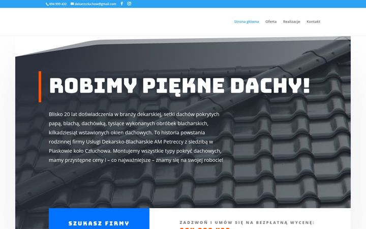 Screenshot of dekarzczluchow.pl