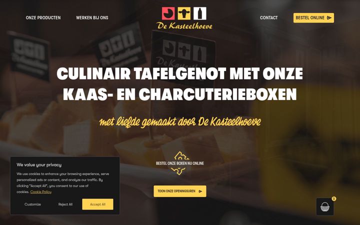 Screenshot of dekasteelhoeve.eu