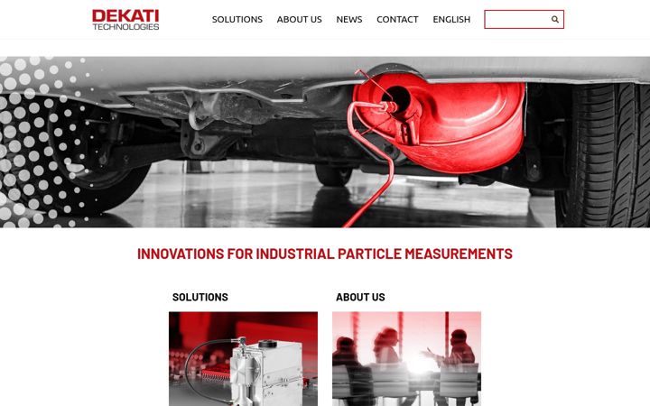 Screenshot of dekatitechnologies.com