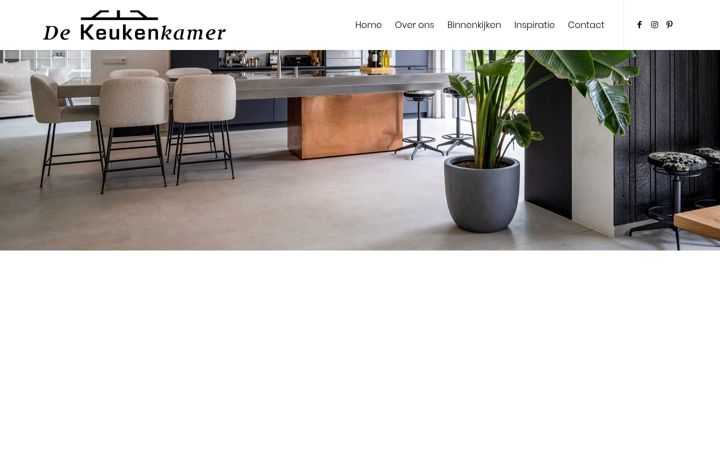 Screenshot stránky dekeukenkamer.nl