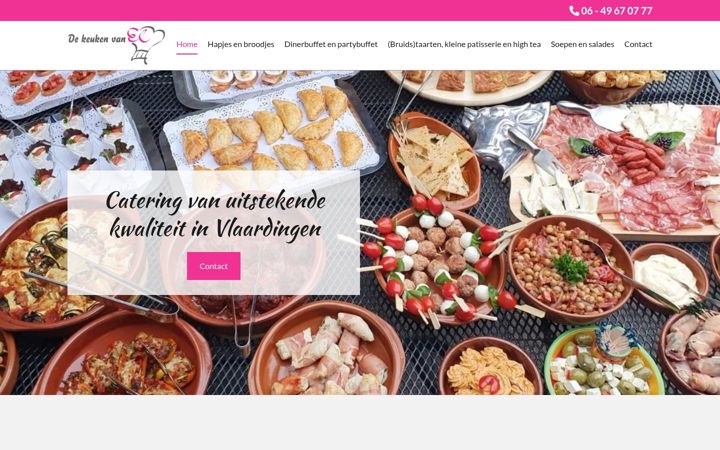 Screenshot stránky dekeukenvanel.nl