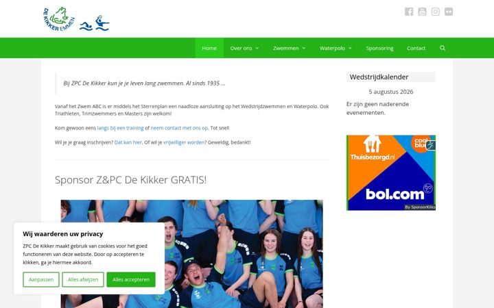 Screenshot of dekikker.org