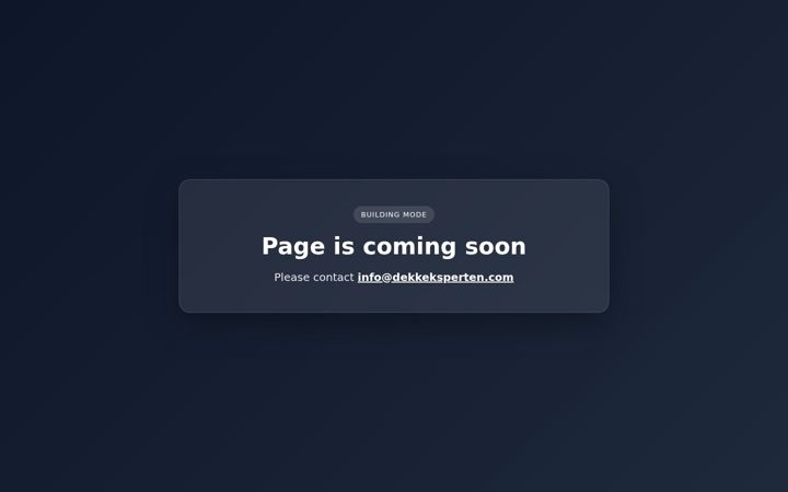 Screenshot of dekkeksperten.com