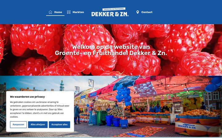 Screenshot stránky dekkerenznagf.nl