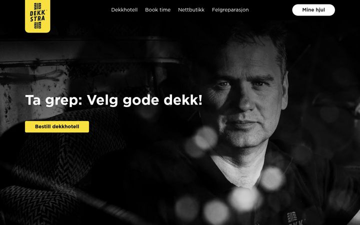 Screenshot stránky dekkstra.no