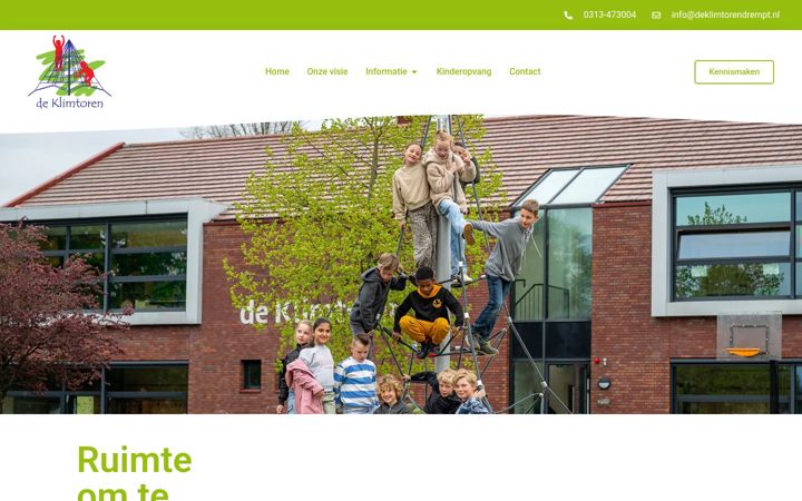 Screenshot stránky deklimtorendrempt.nl