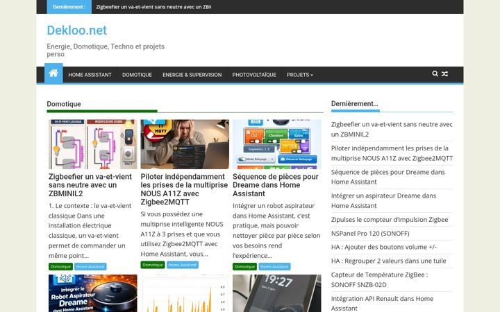 Screenshot of dekloo.net