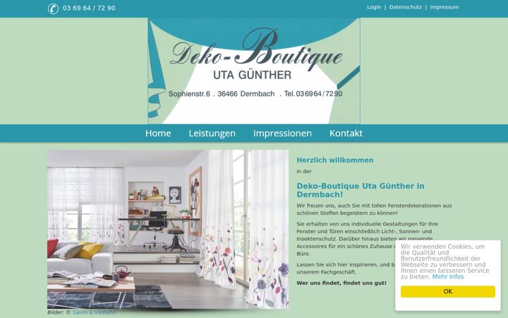 Screenshot of deko-boutique-guenther.de