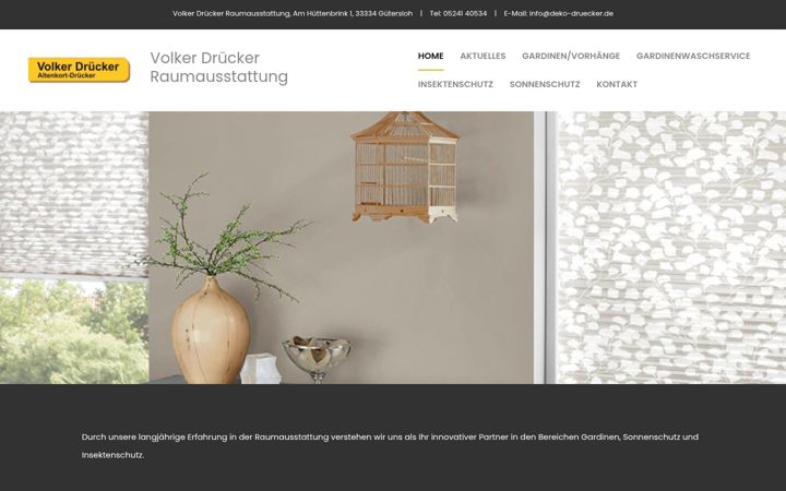 Screenshot of deko-druecker.de