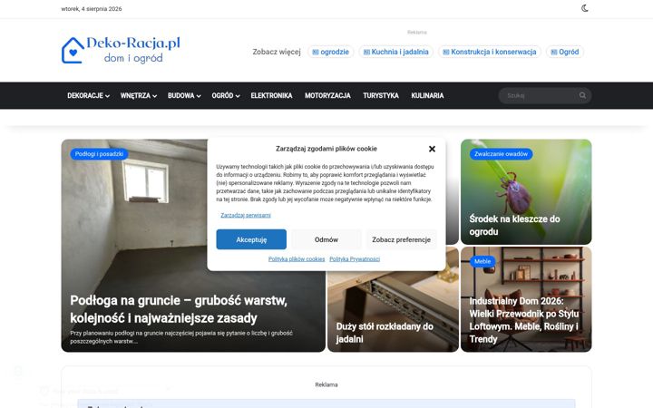 Snimka zaslona za deko-racja.pl