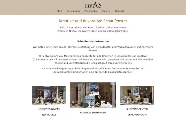 Screenshot of dekoas.de