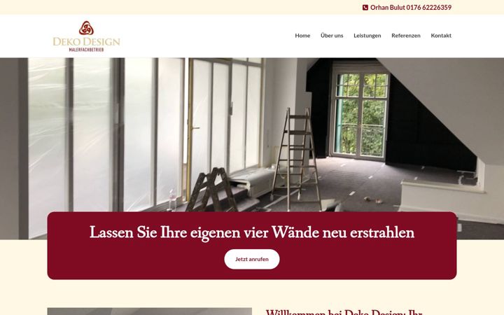 Screenshot of dekodesign-son.de