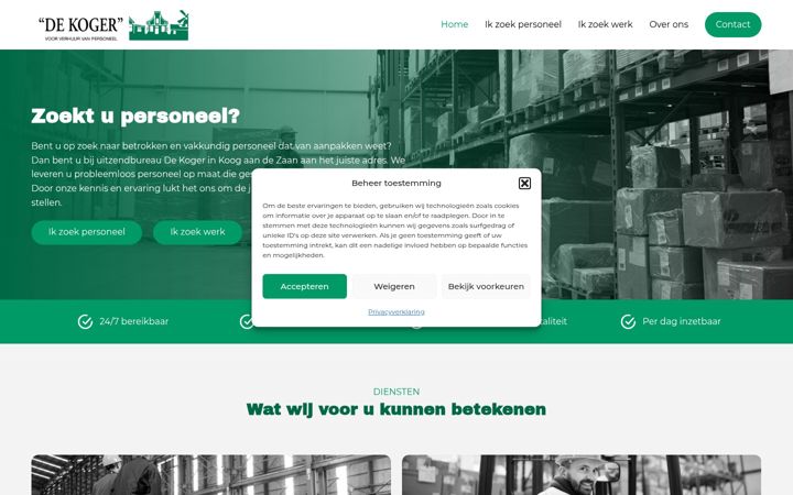 Screenshot stránky dekoger.nl