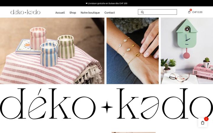 Screenshot of dekokado.ch
