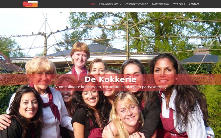 Screenshot stránky dekokkerie.nl