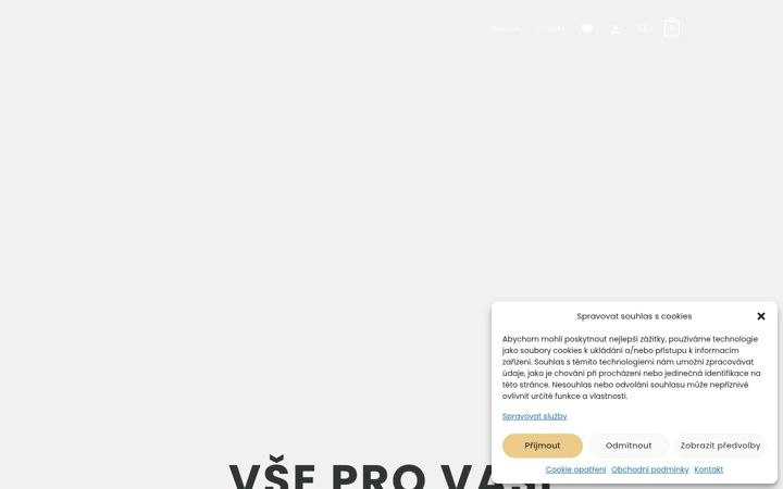 Skärmbild av dekomark.cz