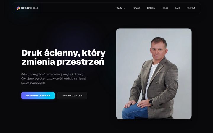 Snimka zaslona za dekomural.pl