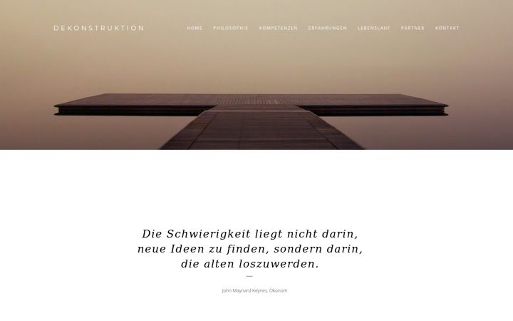 Screenshot of dekonstruktion.at