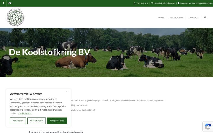 Képernyőkép: dekoolstofkring.nl