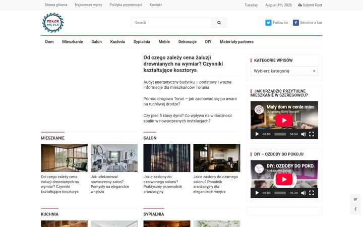 Snimka zaslona za dekor-media.pl