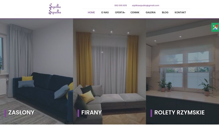 Screenshot of dekoracjeokien.eu