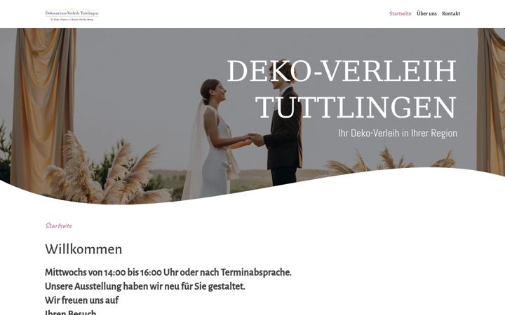 Screenshot of dekorationsverleih-tuttlingen.de