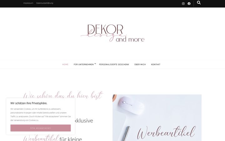 Screenshot of dekordesignandmore.ch