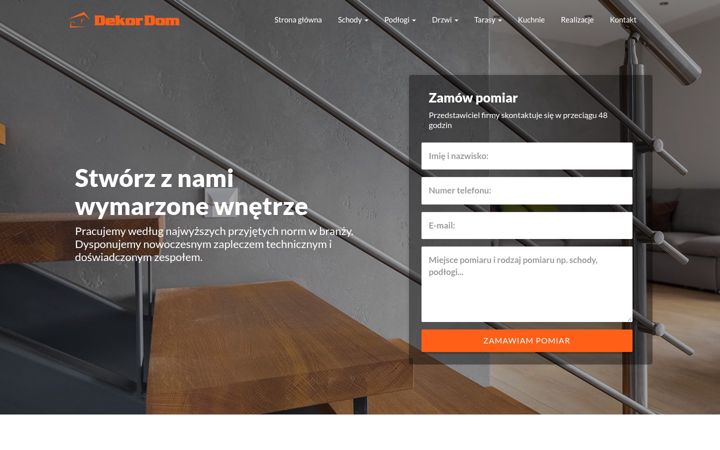Capture d'écran de dekordom.pl