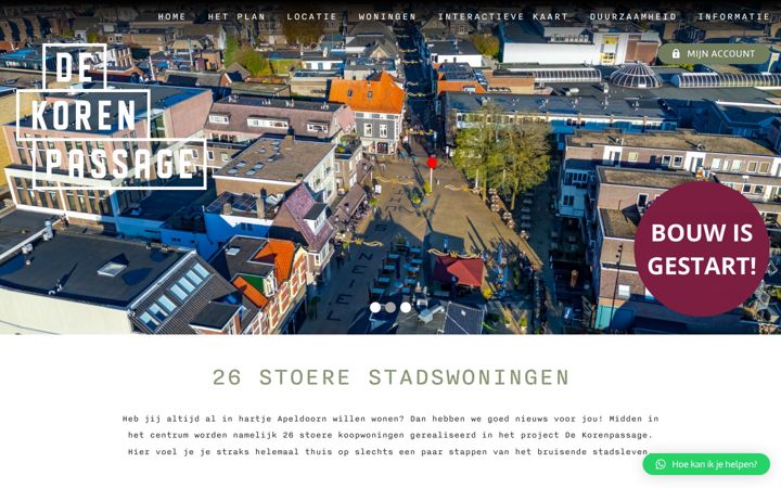 Skærmbillede af dekorenpassage.nl